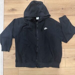 Black Nike Zip-Up Hoodie